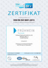 tuev zertifikat din iso 9001 2015 2024